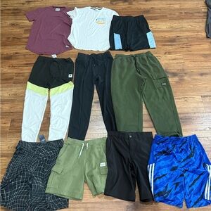 Part 2. Includes 10 items.  Green and Black Joggers